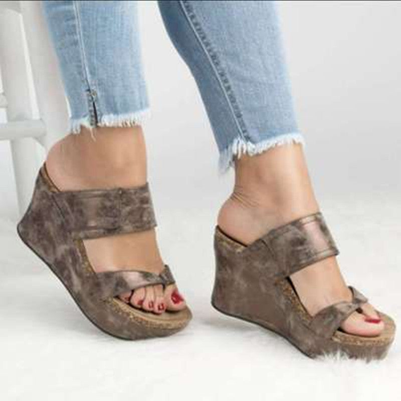 👡 Sandales Haut Talon Femme – Compensées Élégantes Été | Charme XL