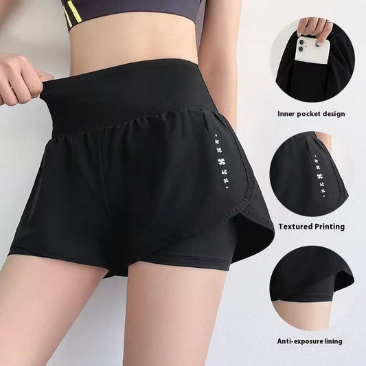 🏋️‍♀️ Ensemble sport femme 2 pièces – Avec short anti-exposition