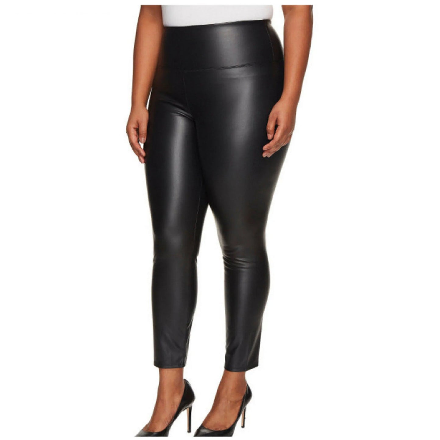 🖤 Legging Similicuir Grande Taille – Gainant & Chic Printemps-Été.