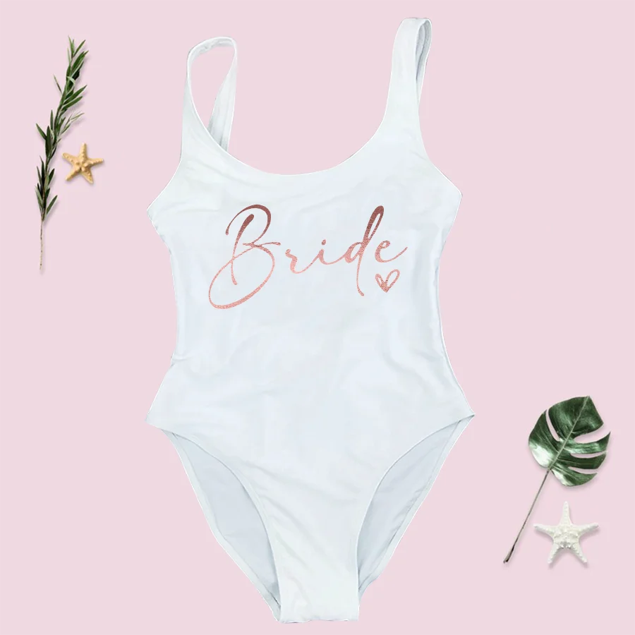👙 Maillot Une Pièce Femme "Team Bride" – Spécial EVJF & Plage.