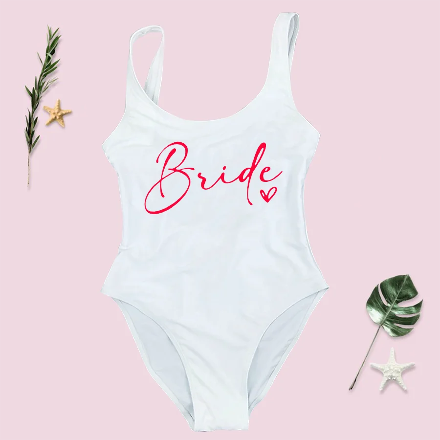 👙 Maillot Une Pièce Femme "Team Bride" – Spécial EVJF & Plage.
