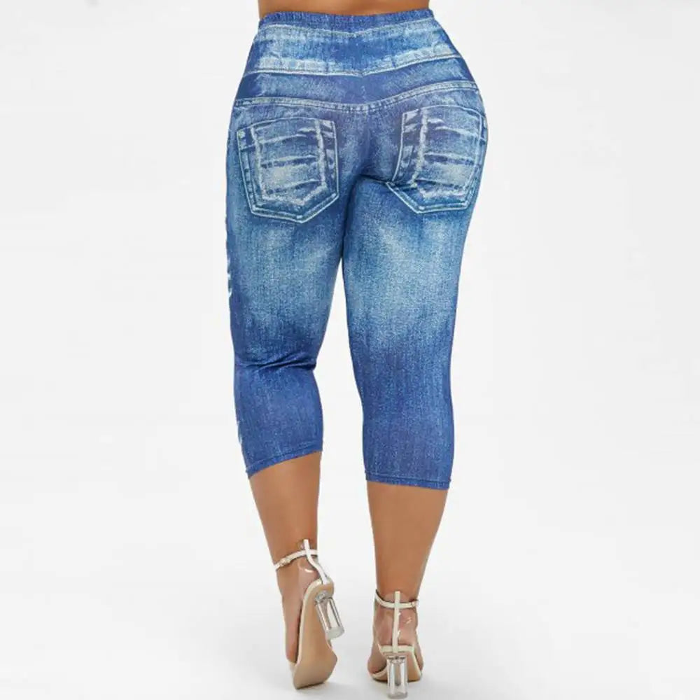 🧸 Pantalon Femme Grande Taille – Legging Taille Haute Style Coréen Été.