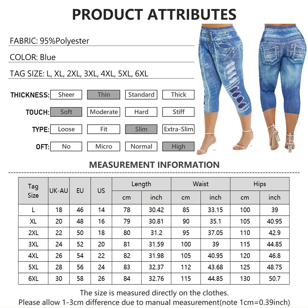 🧸 Pantalon Femme Grande Taille – Legging Taille Haute Style Coréen Été.