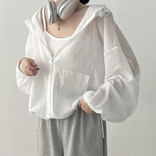 🧥 Veste solaire femme – Légère, respirante & anti-UV été