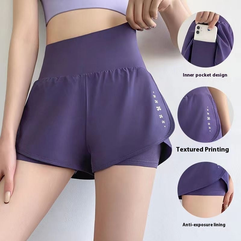 🏋️‍♀️ Ensemble sport femme 2 pièces – Avec short anti-exposition